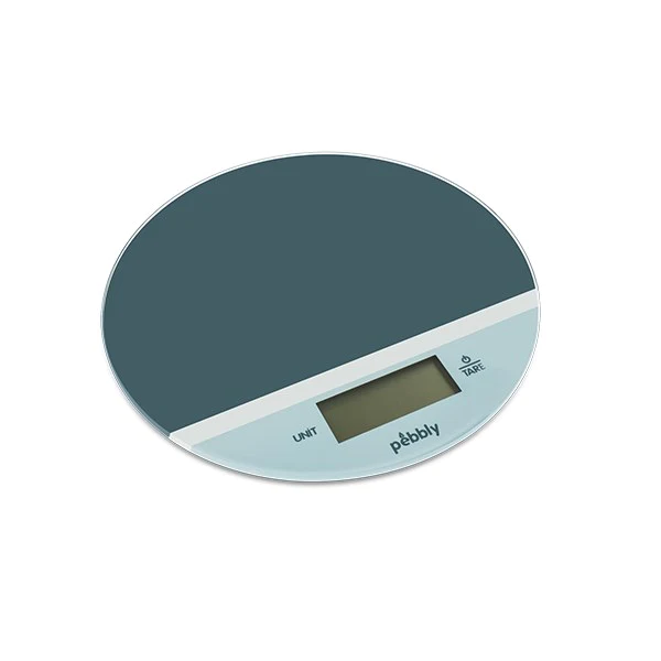 Balance ronde vert bleu 19 cm Pebbly