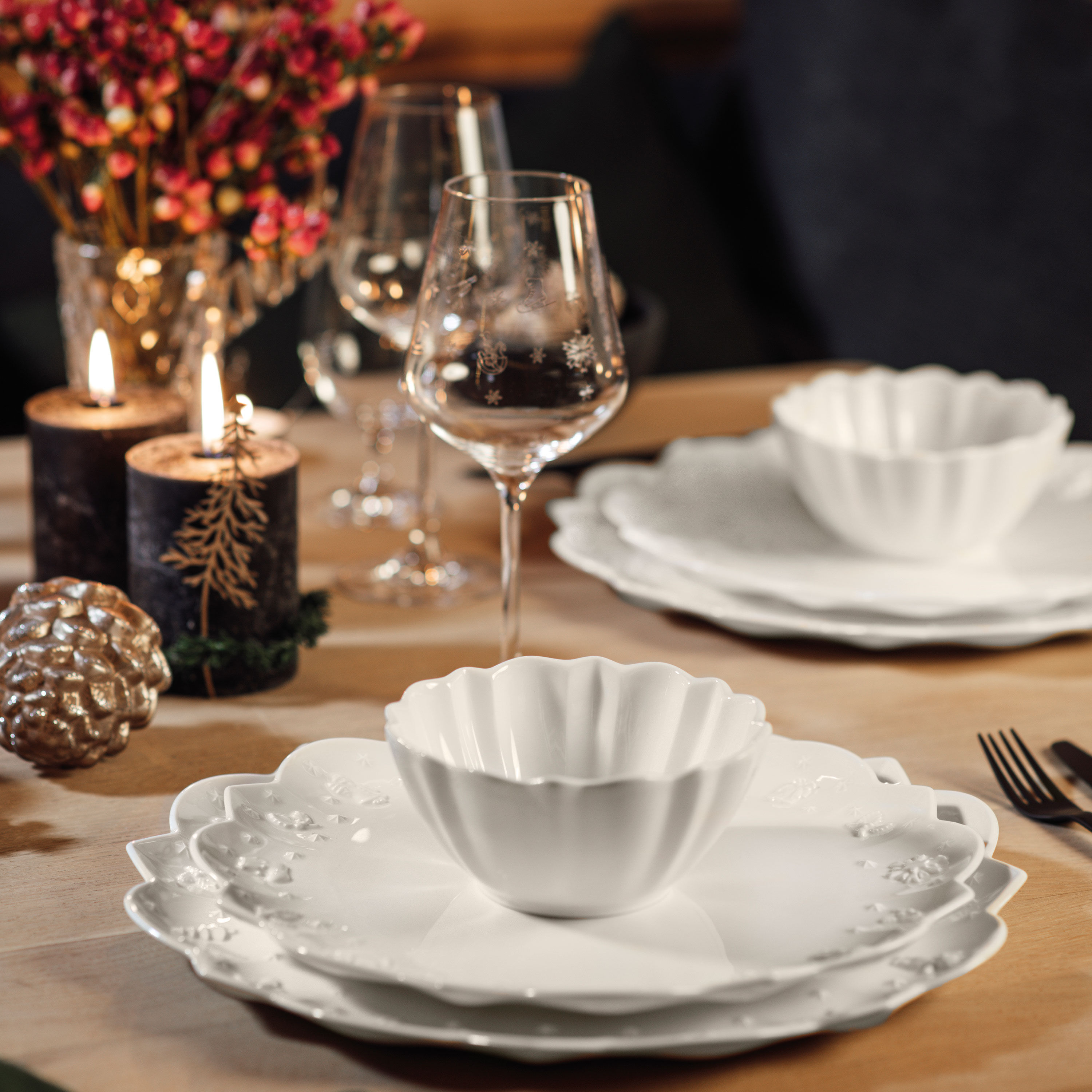 Toy's Delight Royal Classic Appetizer and dessert plate White, 9.2'', Premium Porcelain