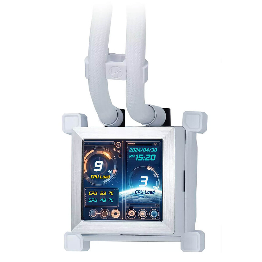 Lian Li Hydroshift LCD 360R - Blanc