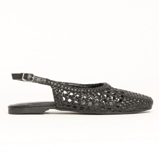 Bukela Flora Slingback Ballerinasko, Black, 36