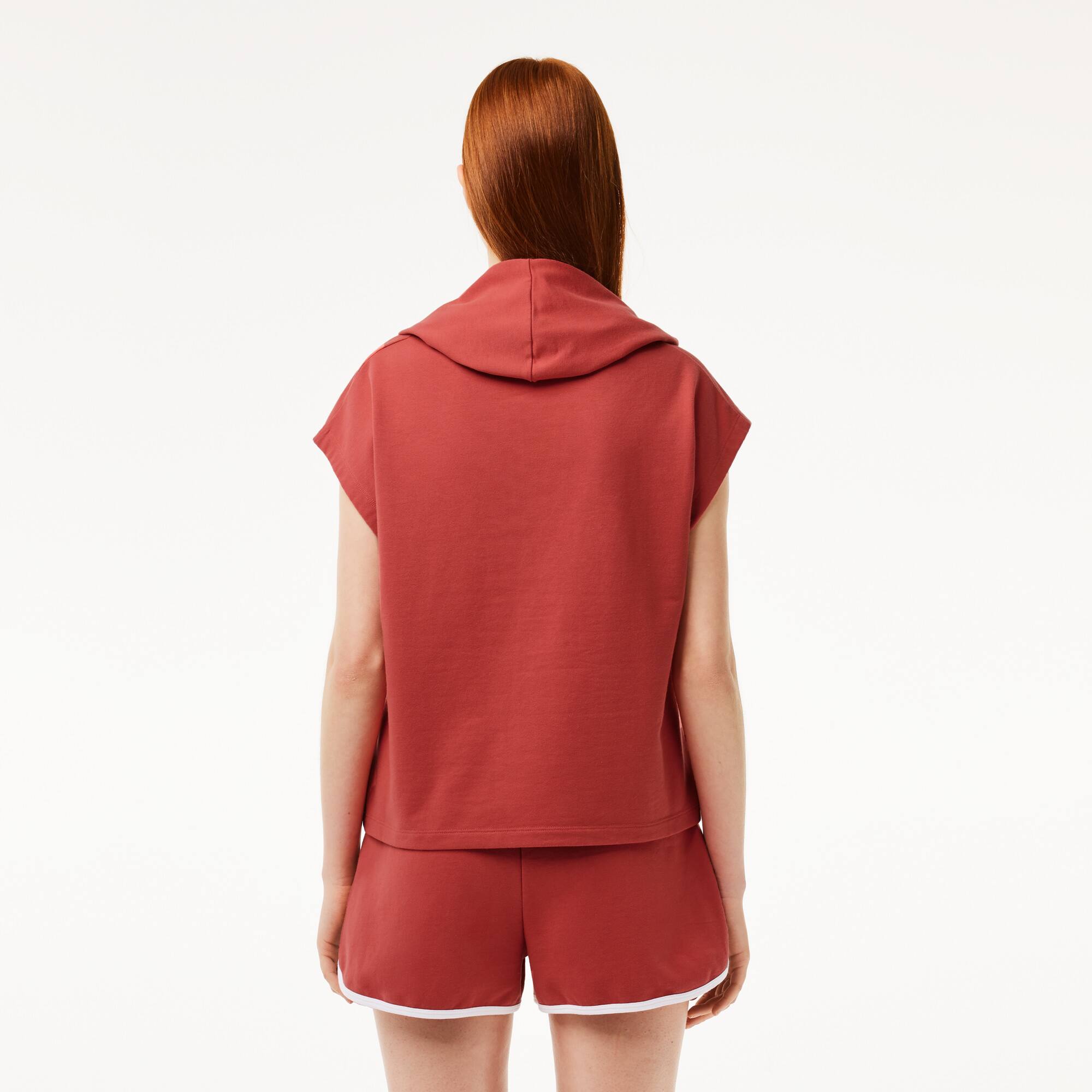 Sweatshirt d'intérieur sans manche à capuche Vêtements d’intérieur & de nuit - Rose - Lacoste - Femme