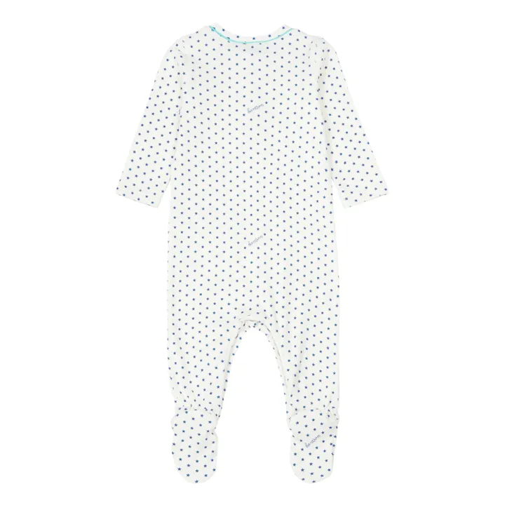 Bonton Pyjama à Pieds Jersey Etoiles - Collection No Sleep Club  | Bleu