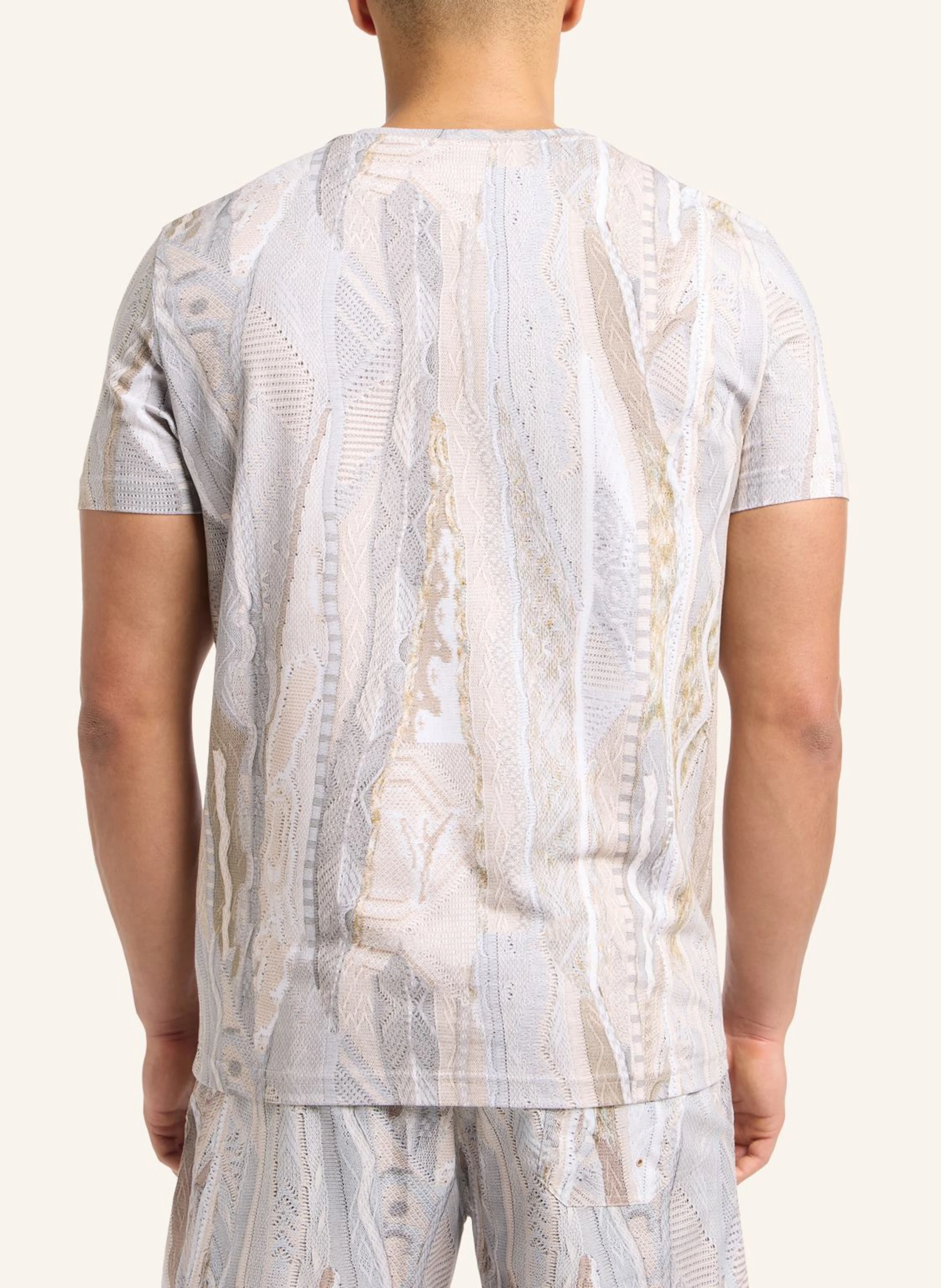 CARLO COLUCCI T-Shirt mit Knitprint EGON