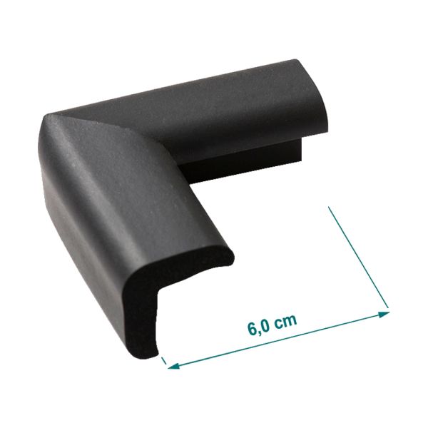 Jippie's Foam Tafelhoekjes Zwart