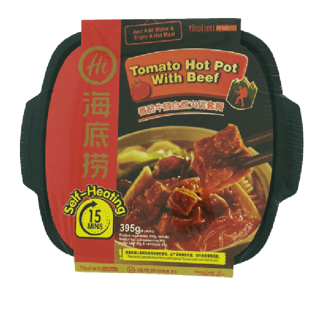 HDL Zelfverwarmende Hotpot met Rundvlees Tomatensmaak 395g
