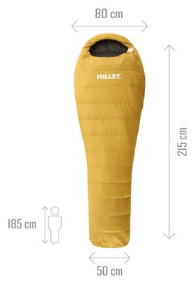 Sac de Couchage Unisexe Millet Light Down 10° Jaune