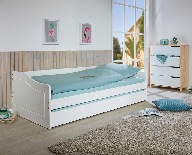 Kajuitbed Malte - Wit - Bedlade - Tijdloos en Functioneel