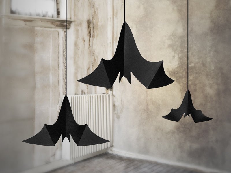 Halloween Vleermuis Set 31-47cm 3 delig
