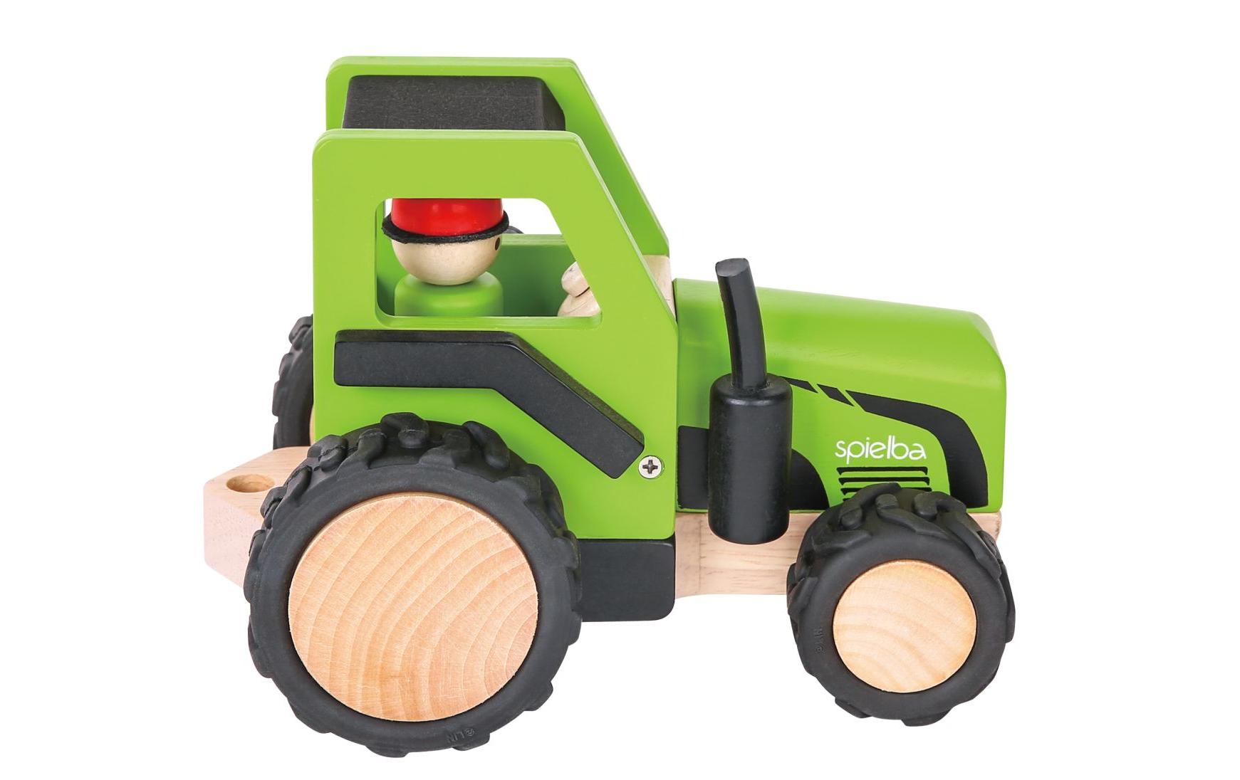 Traktor mit FigurHochwertiges Holzspielzeug