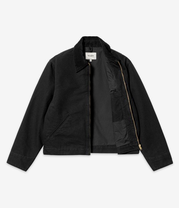 Carhartt WIP W' OG Detroit Organic Dearborn Jacke women (black black rinsed)