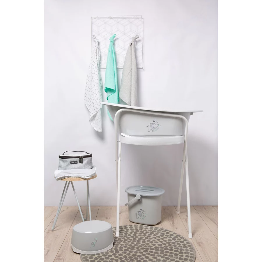 bébé-jou® Windeleimer Ollie grau