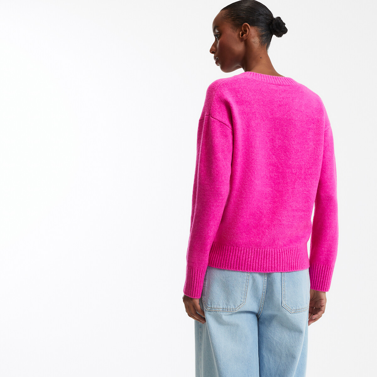 COLEÇÕES LA REDOUTE<br>Trui com V-hals