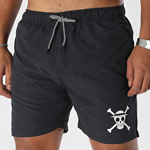 Short De Bain Logo Noir