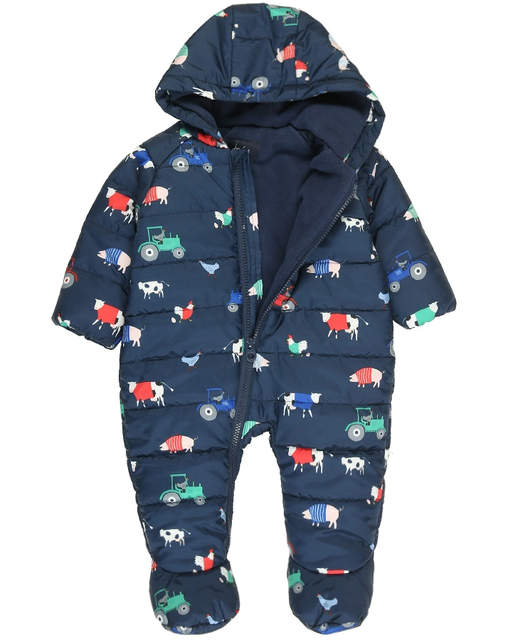 Stepp-Overall SNUGGLE – FARM in dunkelblau
