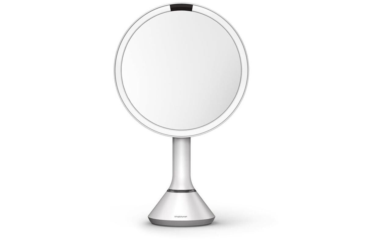 Kosmetikspiegel mit Sensor Touch Control Weiss<br>Sensorspiegel mit Touch-Helligkeitsregelung