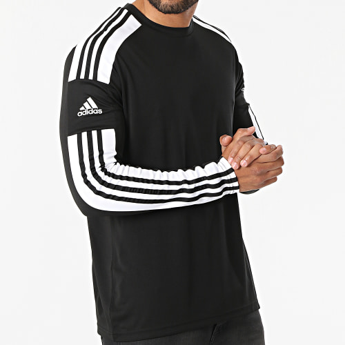 Tee Shirt De Sport Manches Longues A Bandes Squad 21 GN5792 Noir