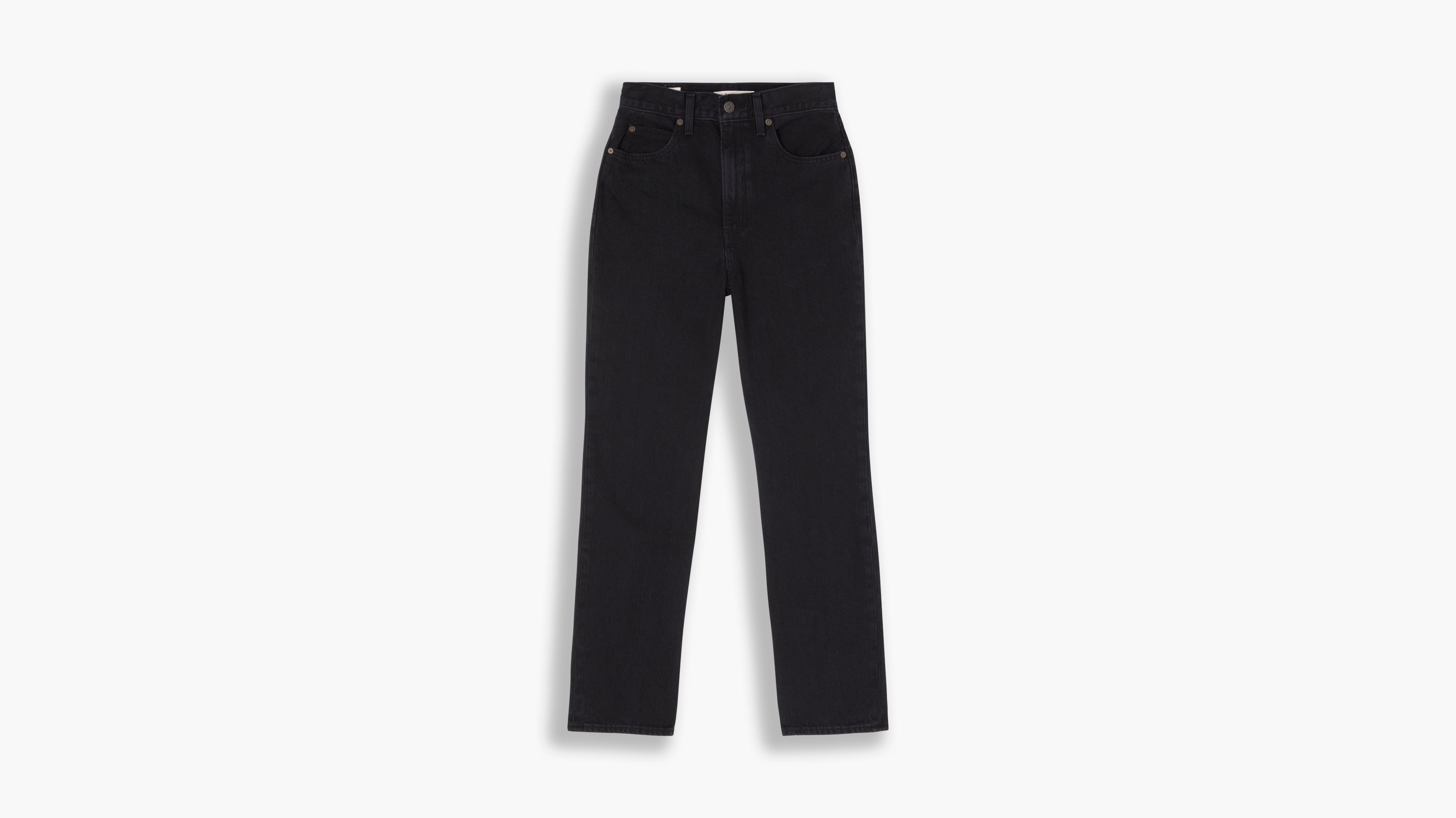 Jean droit taille haute ’70 slim - Trainwreck - Noir