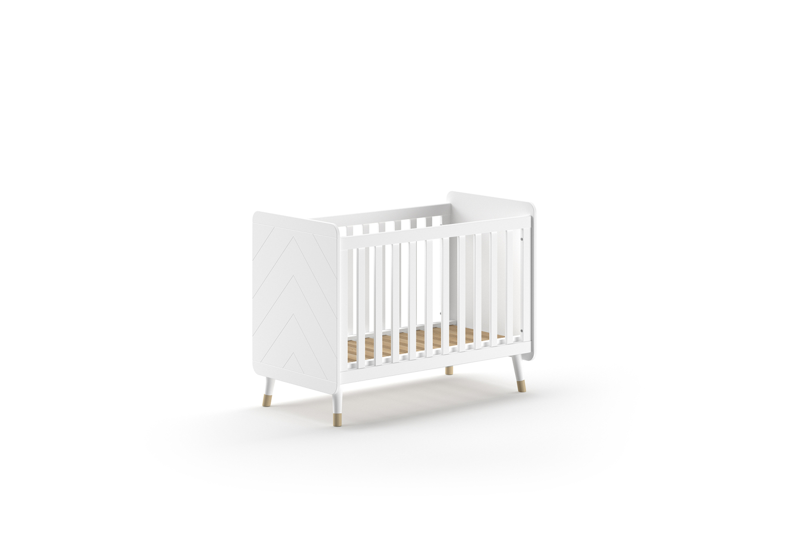 3-teiliges Babyzimmer-Set BILLY - weiß satin