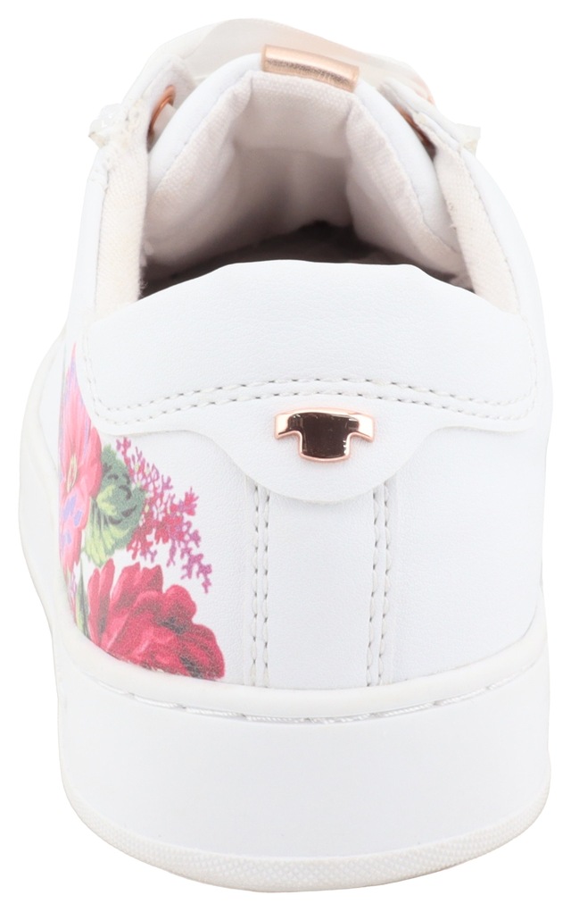 TOM TAILOR Plateausneaker  mit buntem Blütenprint, Freizeitschuh, Halbschuh, Schnürschuh
