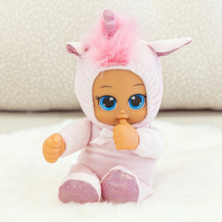 bayer Design Puppe Funny Baby 30 cm Einhorn