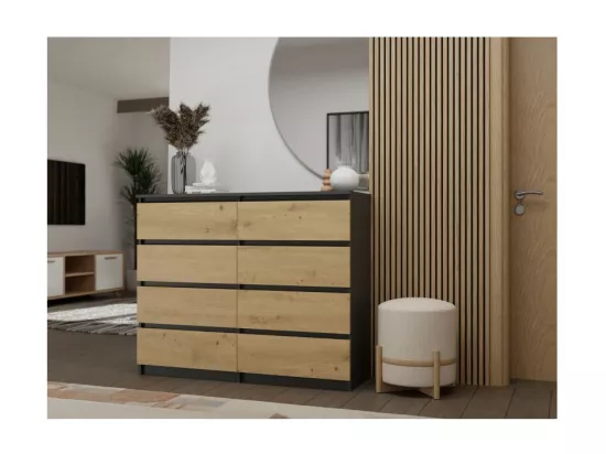 Commode Malwa M8/140 ANTHRACITE ARTISAN