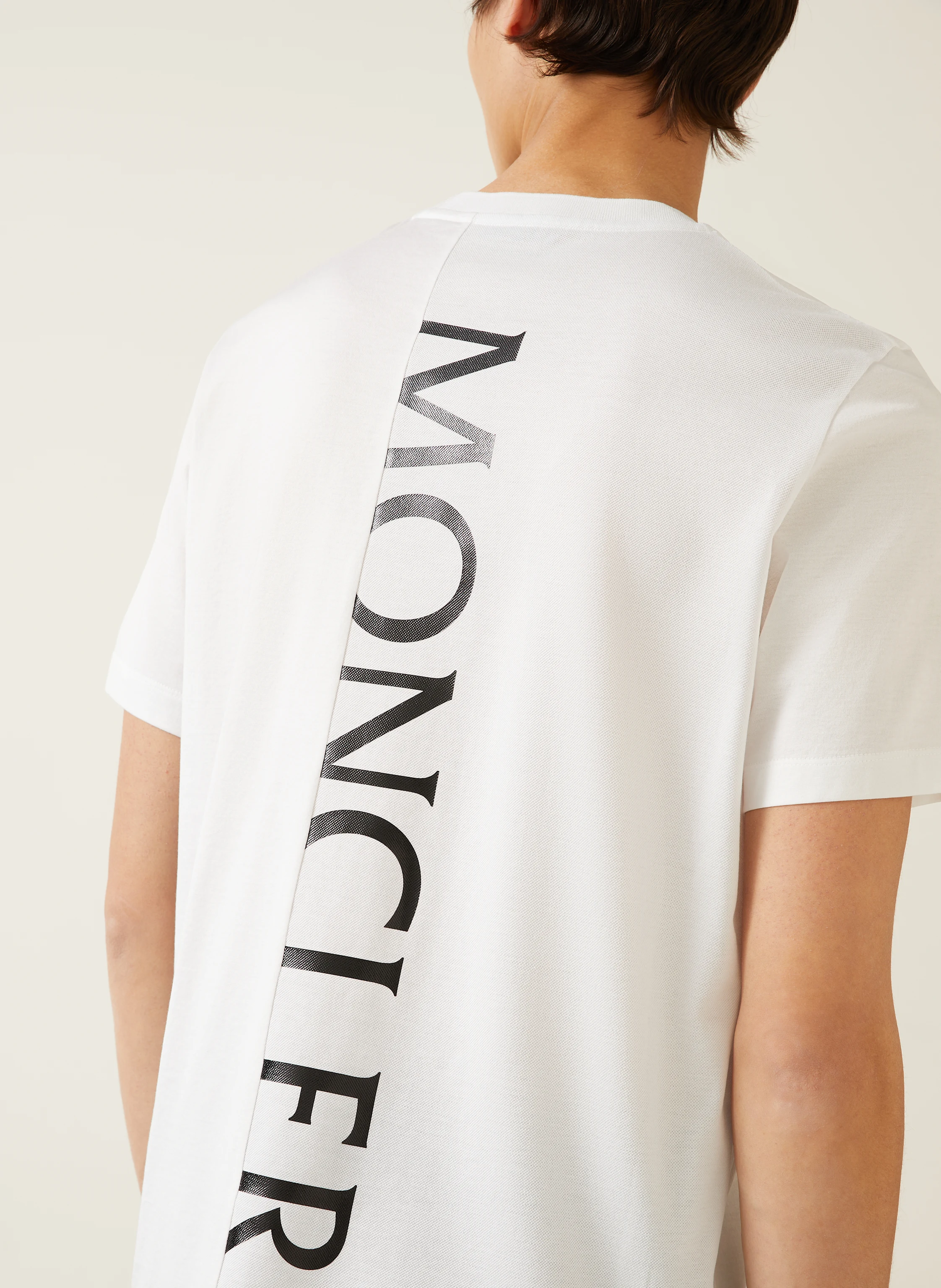 MONCLER T-Shirt im Materialmix