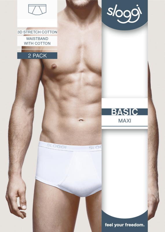 Sloggi Men Basic Maxi Slip 2 Pack Wit 7 1 stuk