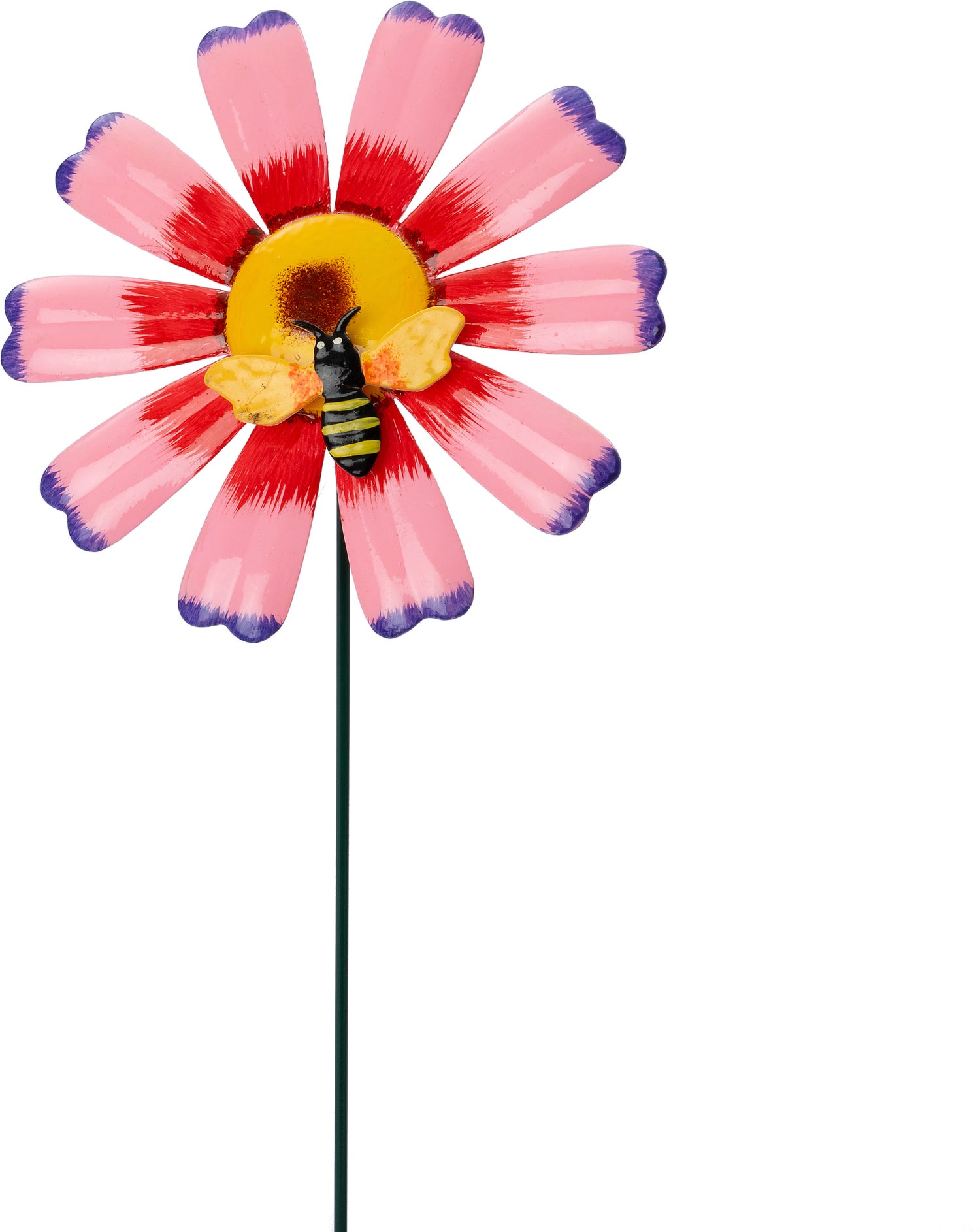 Intratuin tuinsteker bloem roze 12,5 x 2,5 x 65 cm