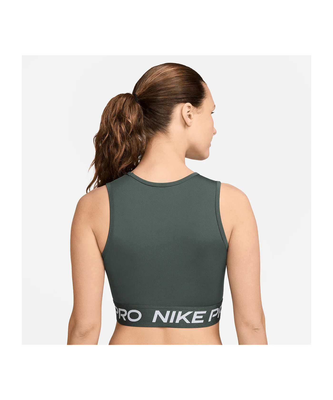 Nike Pro 365 Crop Tanktop Damen Grün F338