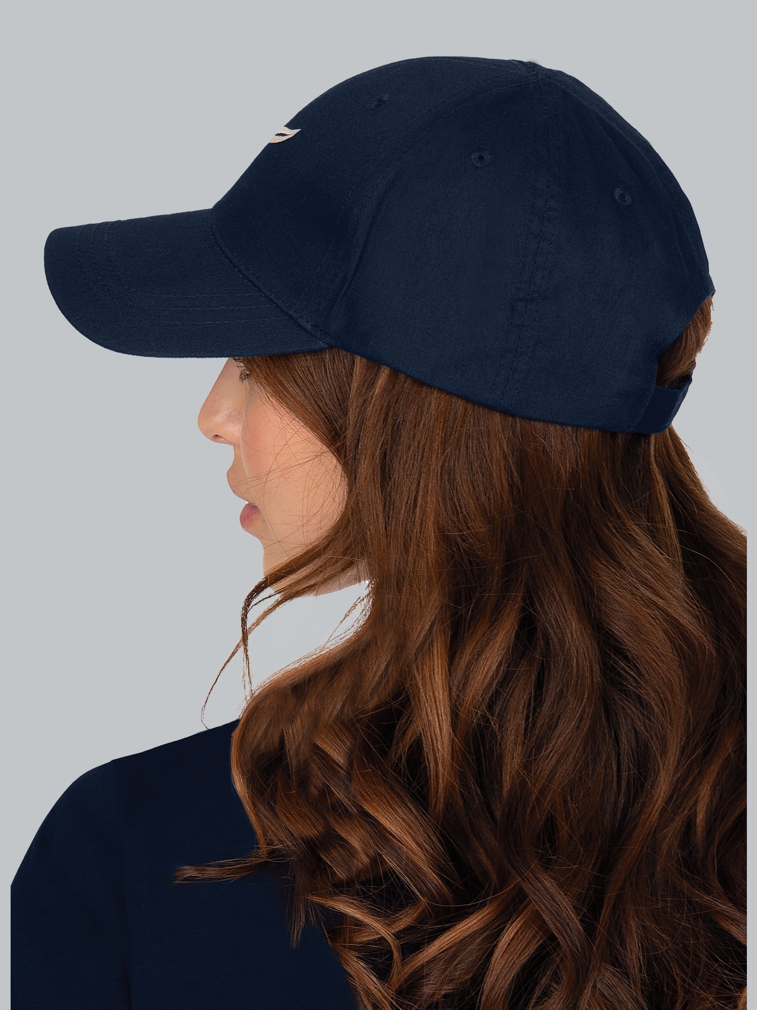 Baseballmütze mit Schwinge Navy