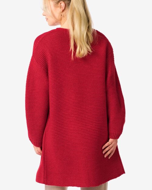 gilet structuré pour femme rouge