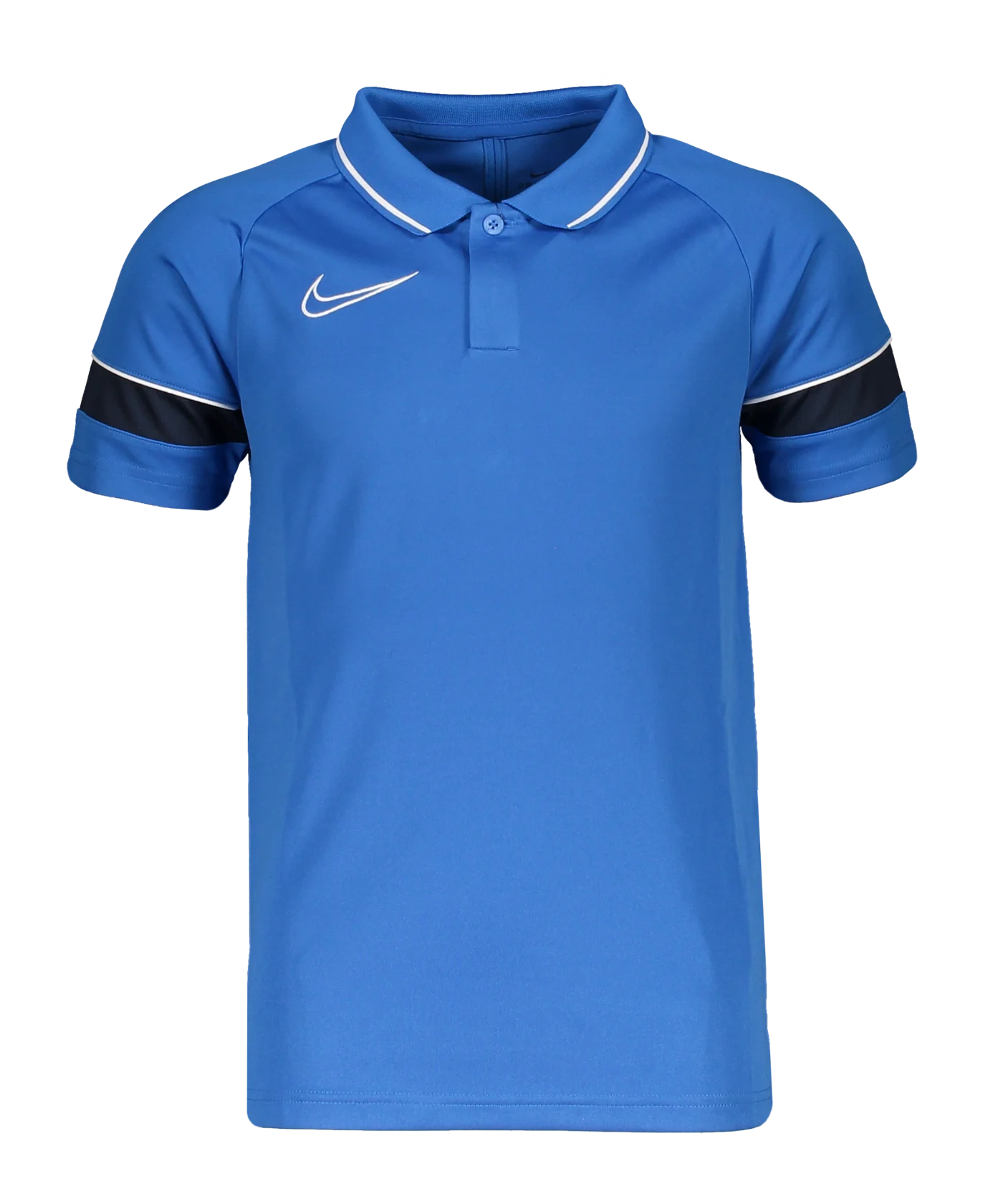 Nike Academy 21 Poloshirt Kids Blau Weiss F463