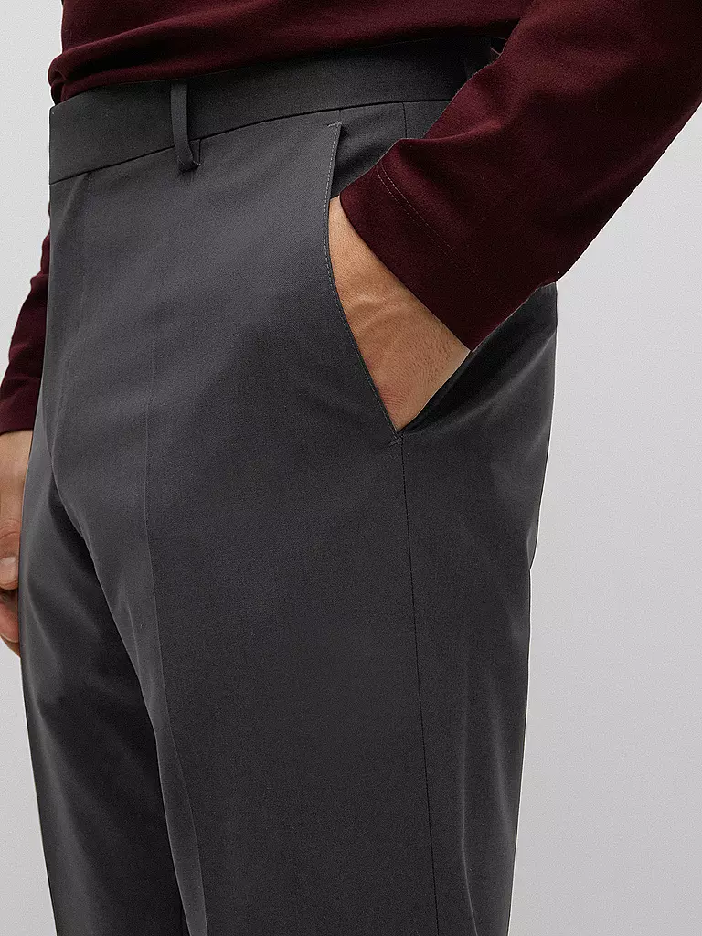 BOSS Anzughose Slim Fit GENUIUS schwarz