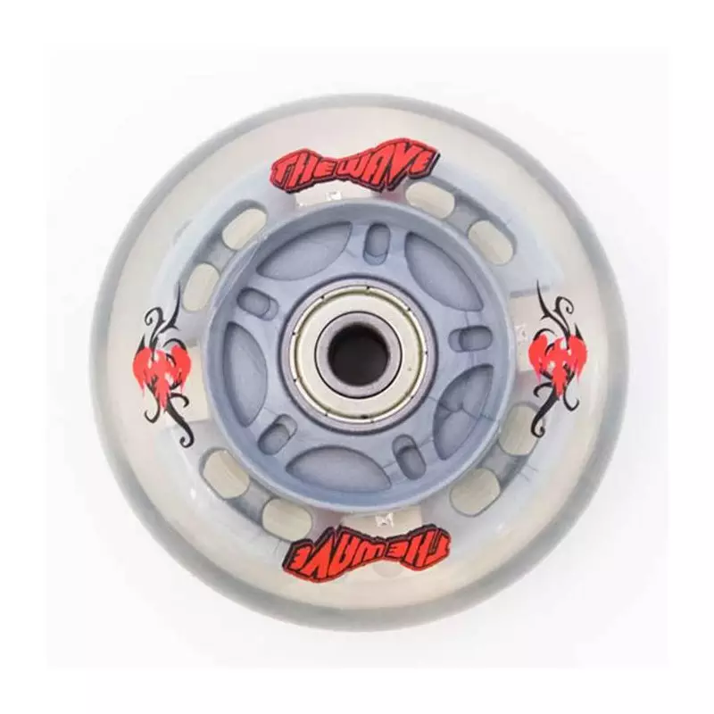 roue waveboard STREET SURFING kit de 2 neon white 82a abec578mm