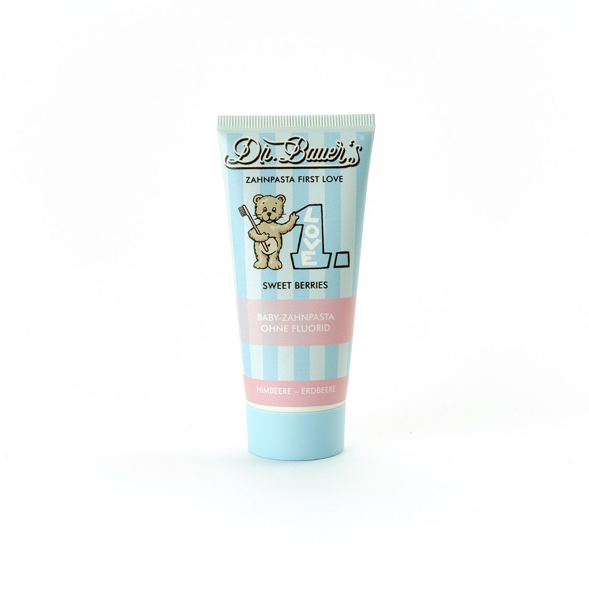 Dr. Bauer's Zahnpasta First Love Sweet Berries ohne Fluorid