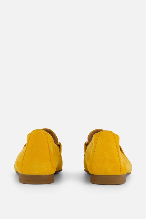 Gabor Instappers geel Suede
