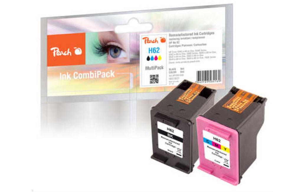 Tintenset HP Nr. 62 (C2P04AE/C2P06AE)Tinte, Black, Color
