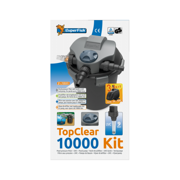 Superfish topclear kit 10000 uvc-9w