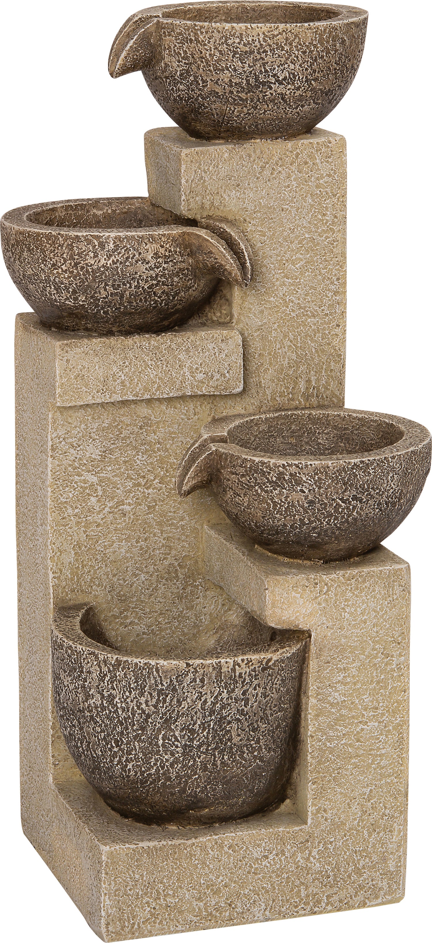 Intratuin waterornament Tani beige / grijs 25 x 25 x 55 cm