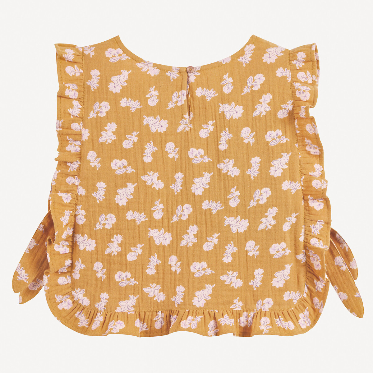 COLEÇÕES LA REDOUTE<br>Blusa estampada em tetra, sem mangas