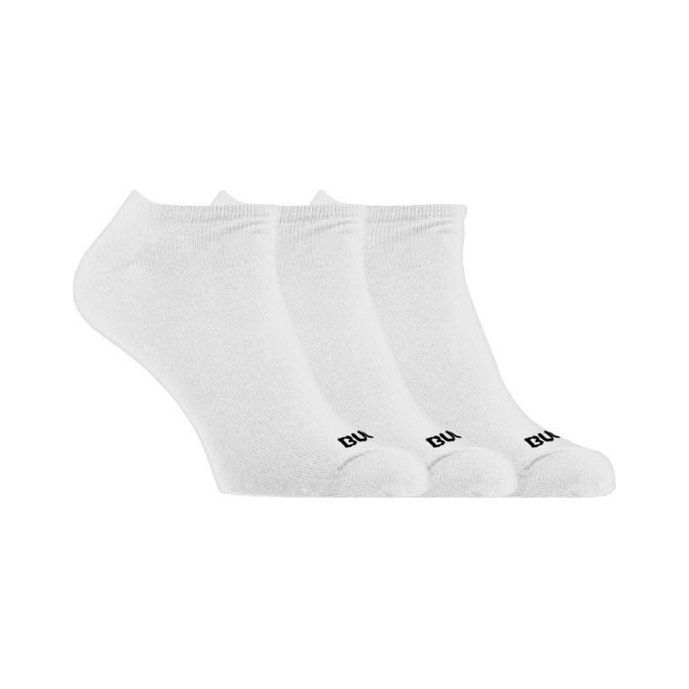 Bula 3Pk No Show Sokker Hvit