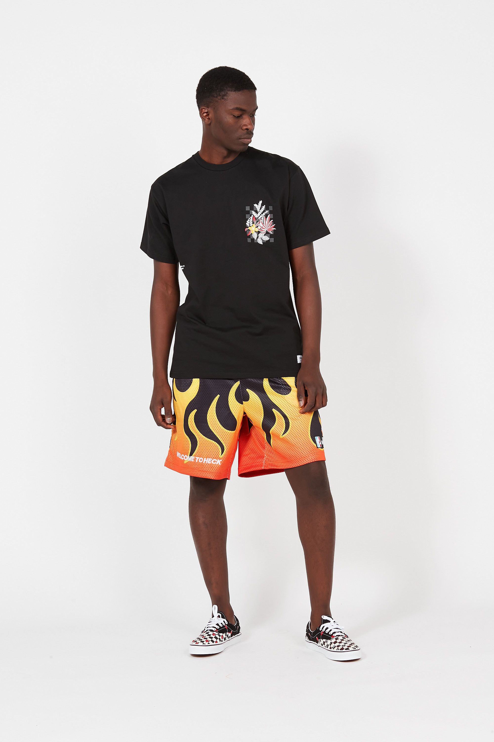VANS T-shirt ANAHEIM PRINT MASH UP R Noir