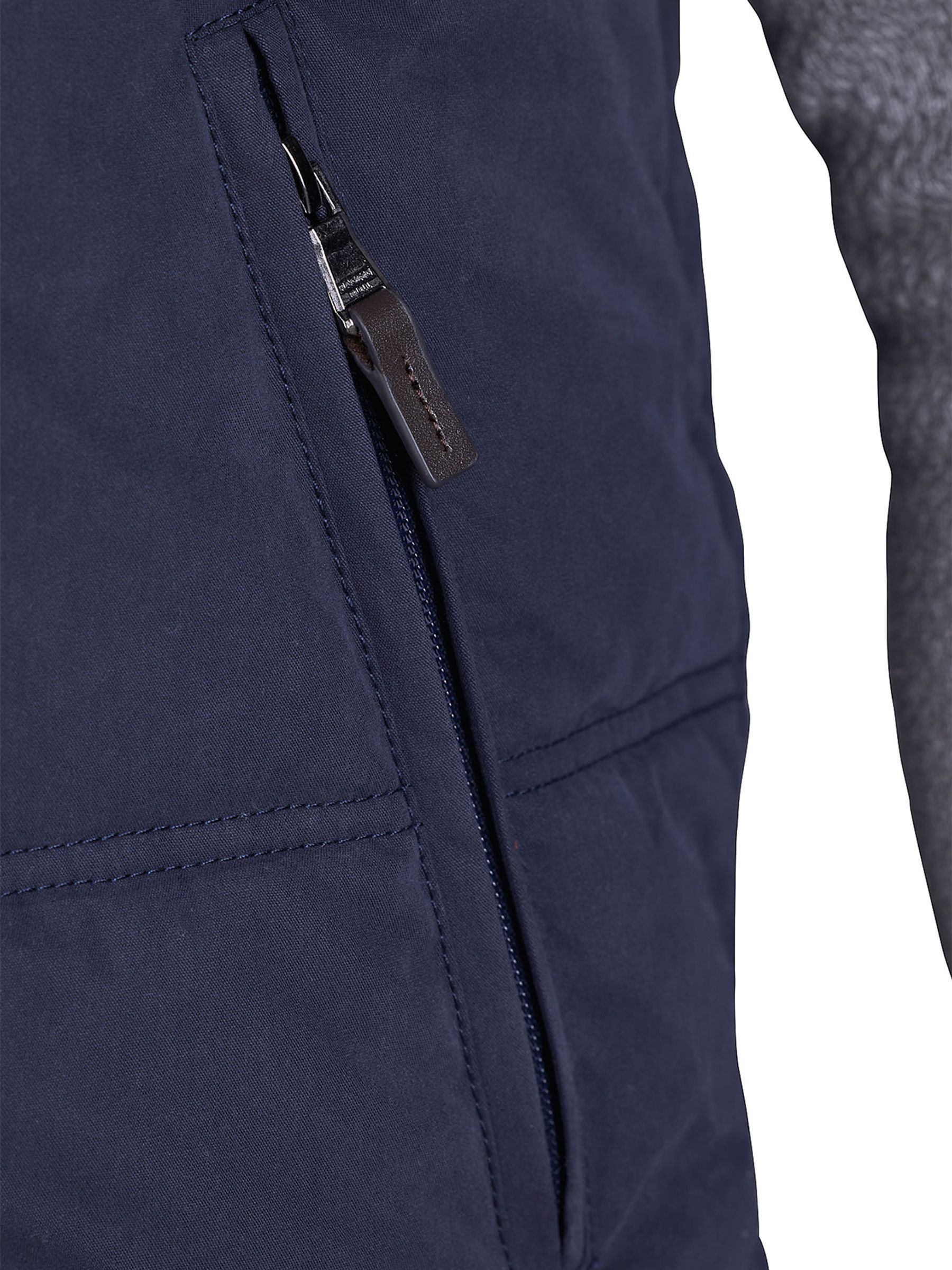 Raging Bull blauw klassiek gewatteerd gilet