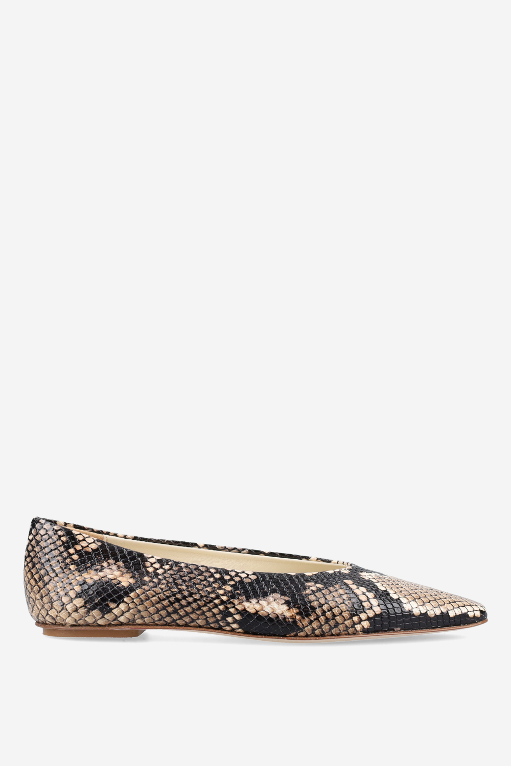 Bilbao pitone leather ballerinas