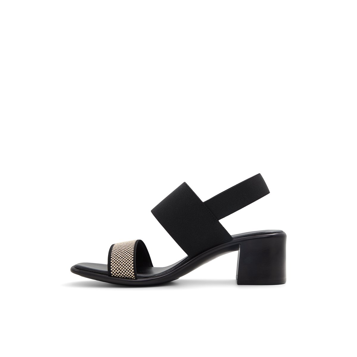 ITALIAN SHOEMAKERS-Buttonsage-Sandales à bride arrière - Talon Bloc - Noir