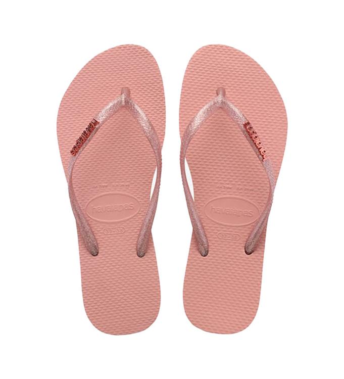 Havaianas Slim Logo Metallic Teenslippers