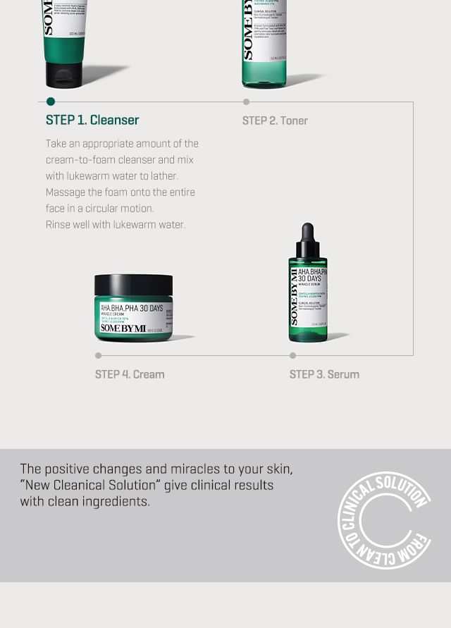 SOME BY MI - AHA,BHA,PHA 30 Dagen Wonderbaarlijke Acne Clear Foam