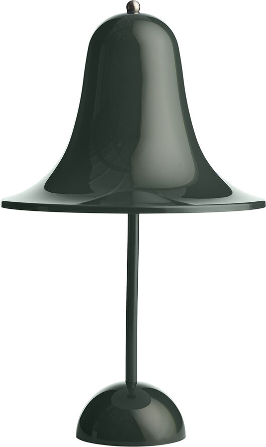 Verpan Pantop Ø18 Portable Table Lamp Dark green
