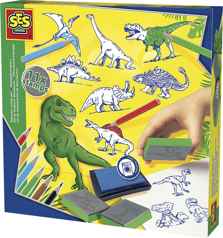 SES Creative SES Creative - Stempelsæt - Dinosaurer