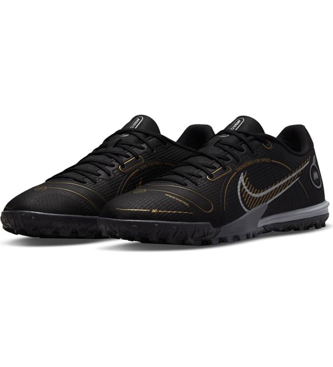 VAPOR 14 ACADEMY TF,BLACK/METALLIC BLACK-METALLIC-GOLD-METALLIC-S
